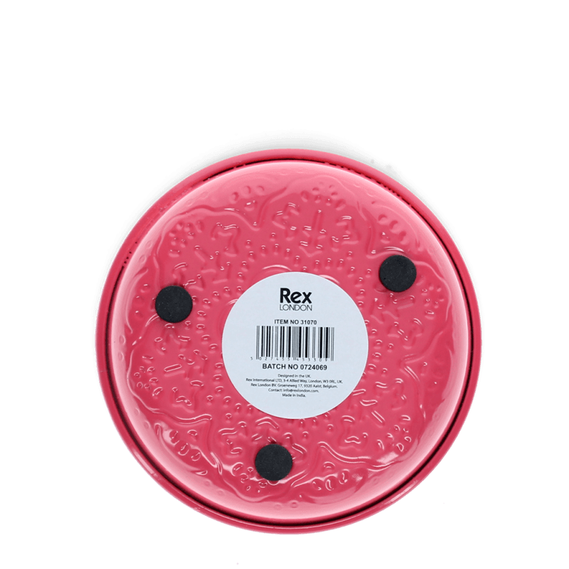 Rex London Enamel Trinket Dish (10cm) - Vibrant Pink