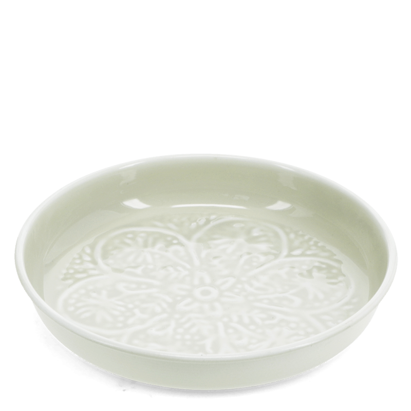 rex london Enamel trinket dish (17.5cm) - Light grey