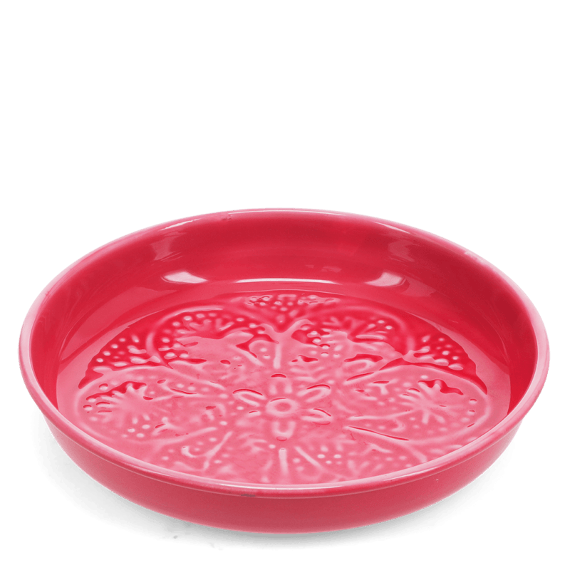 rex london Enamel trinket dish (17.5cm) - Vibrant pink