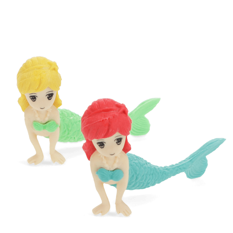 Rex London Erasers (set Of 2) - Mermaid
