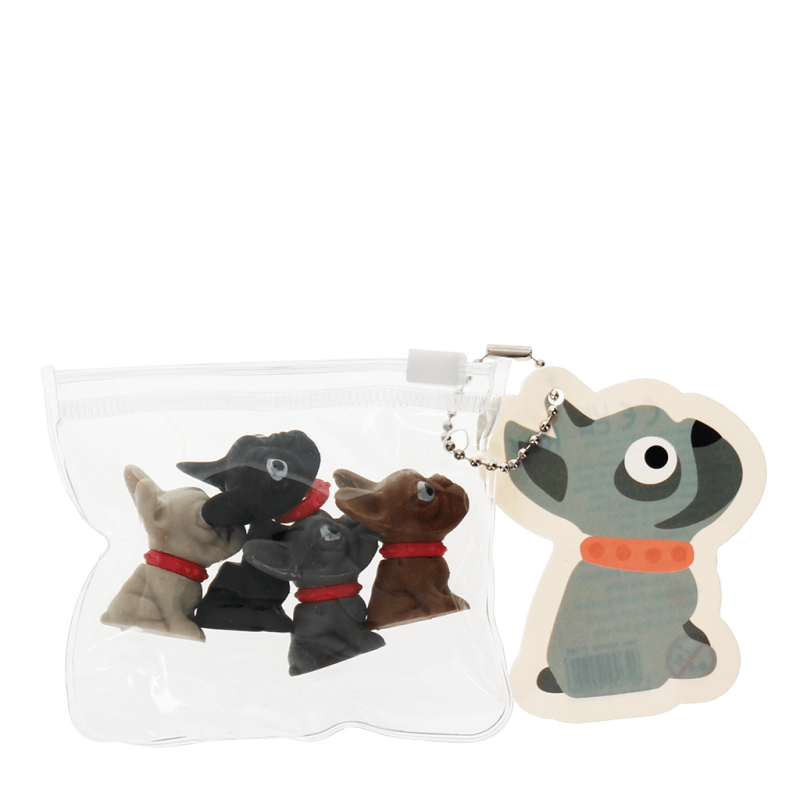 Rex London Erasers (set Of 4) - Dogs