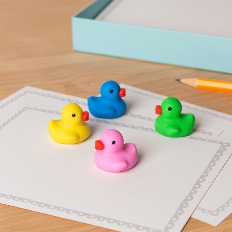rex london Erasers (set of 4) - Ducks