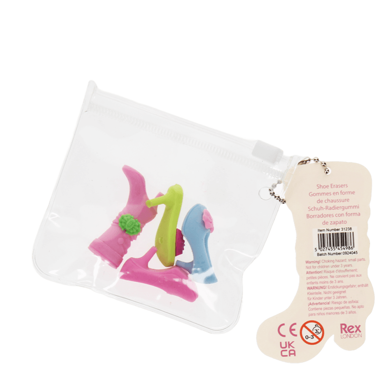 Rex London Erasers (set Of 4) - Shoes