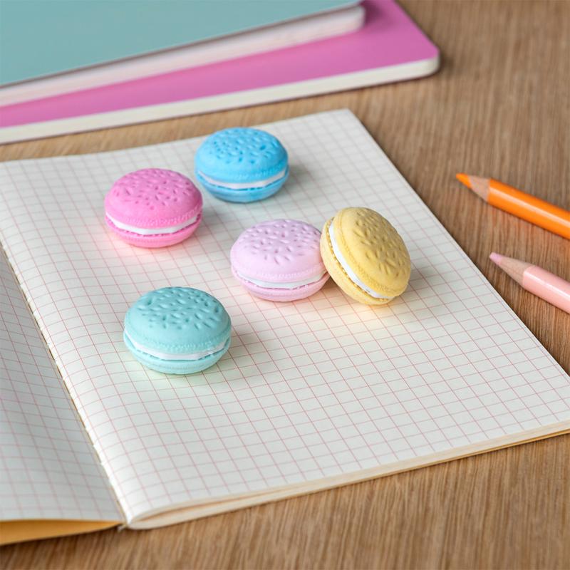 rex london Erasers (set of 5) - Macarons