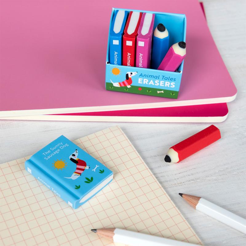 rex london Erasers (set of 7) - Animal Tales
