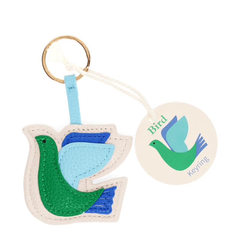 Rex London Faux Leather Keyring - Bird