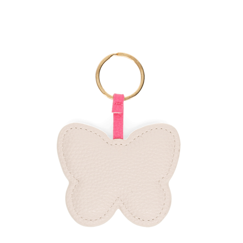 Rex London Faux Leather Keyring - Butterfly