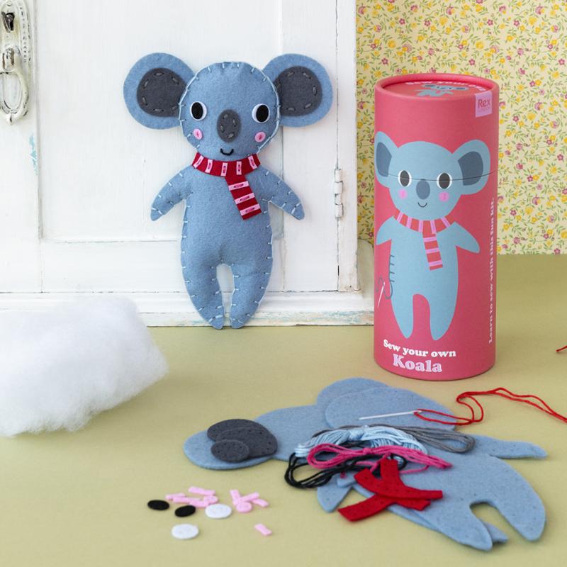 rex london Felt craft kit - Sew your own koala