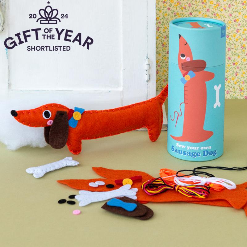 rex london Felt craft kit - Sew your own sausage dog