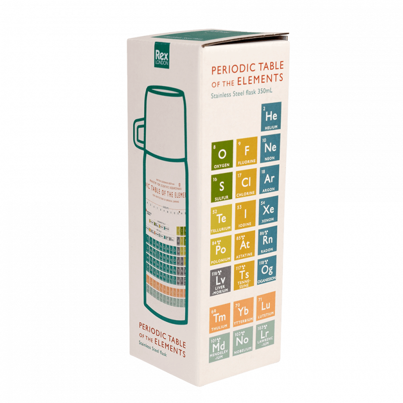 Rex London Flask And Cup 350ml - Periodic Table