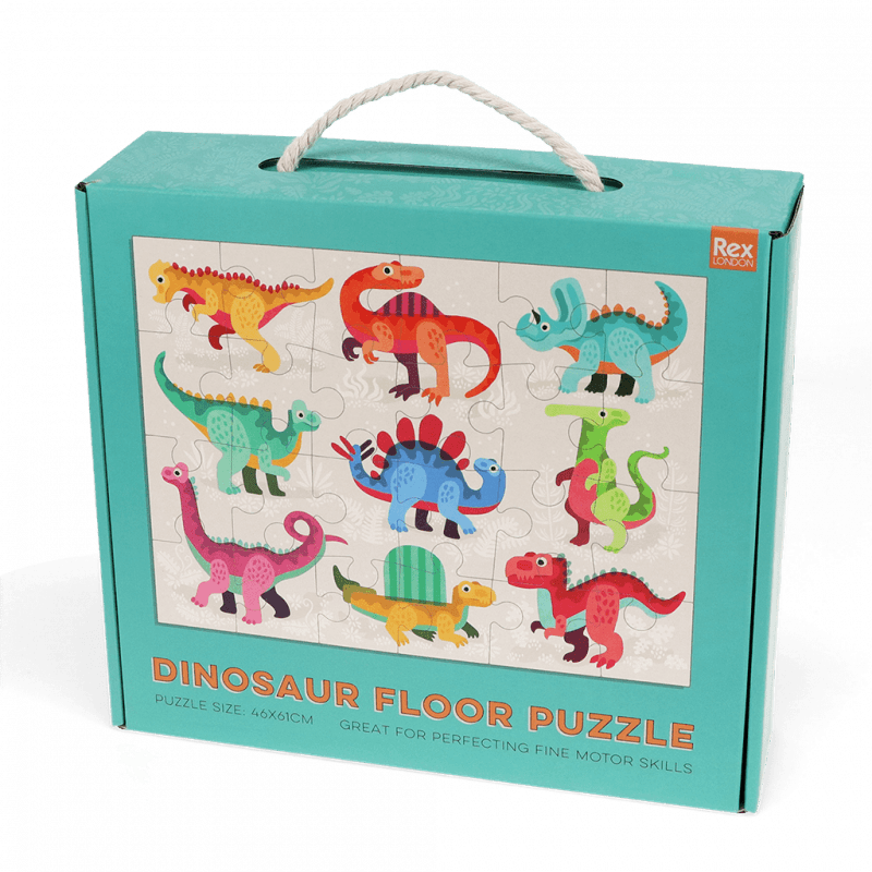 Rex London Floor Puzzle (24 Pieces) - Baby Dinos