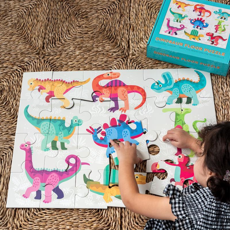 rex london Floor puzzle (24 pieces) - Baby Dinos