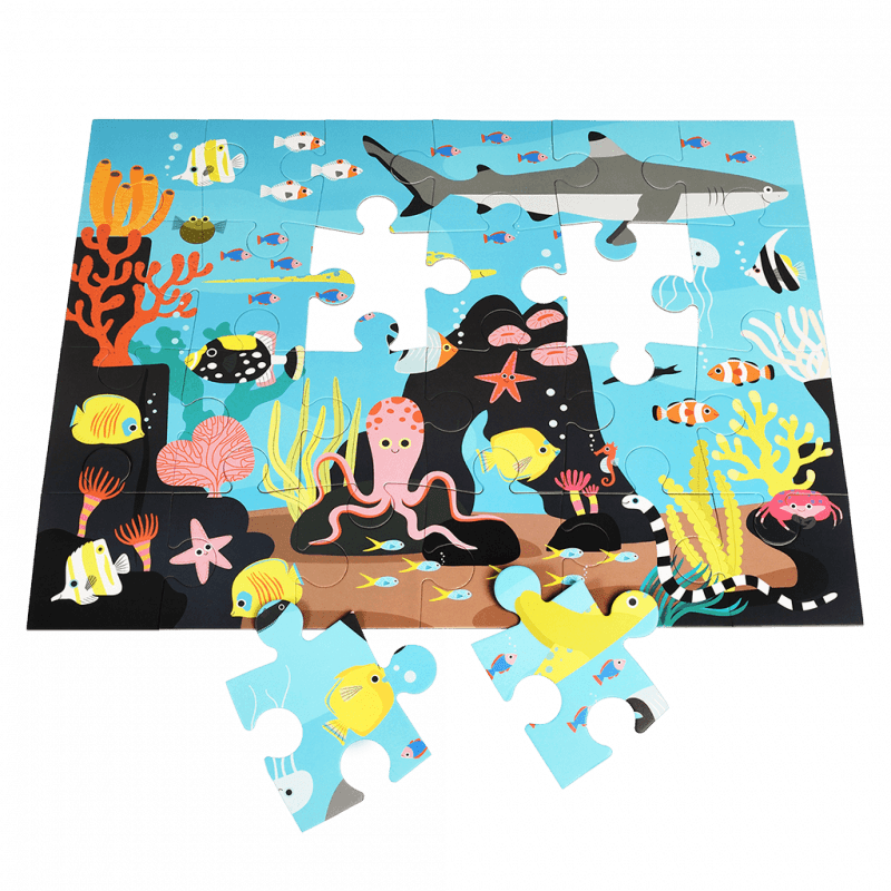 Rex London Floor Puzzle (24 Pieces) - Coral Reef
