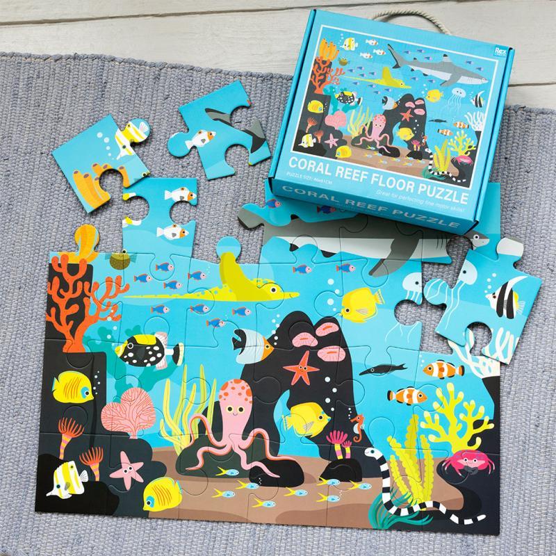 rex london Floor puzzle (24 pieces) - Coral Reef