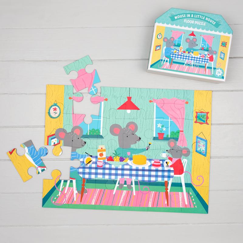 rex london Floor puzzle (24 pieces) - Mouse in a House