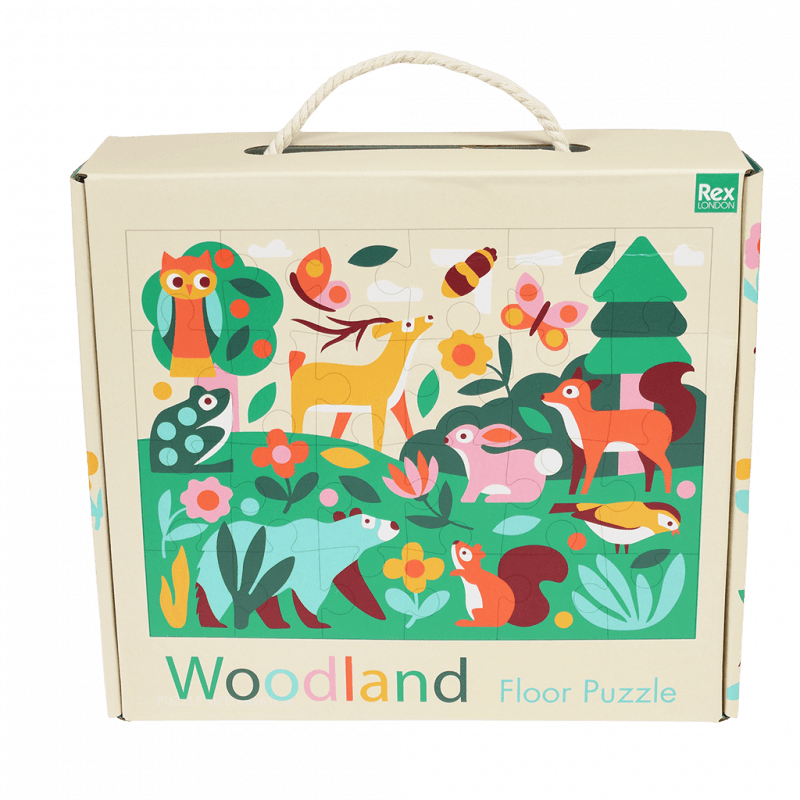 Rex London Floor Puzzle (24 Pieces) - Woodland