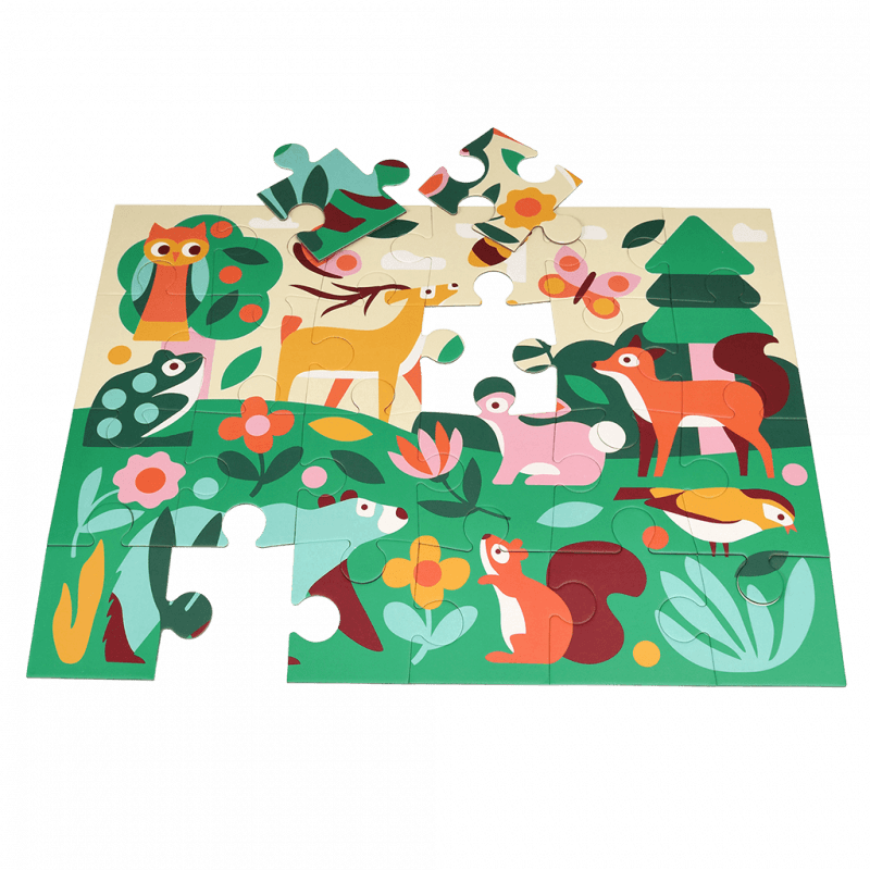 Rex London Floor Puzzle (24 Pieces) - Woodland