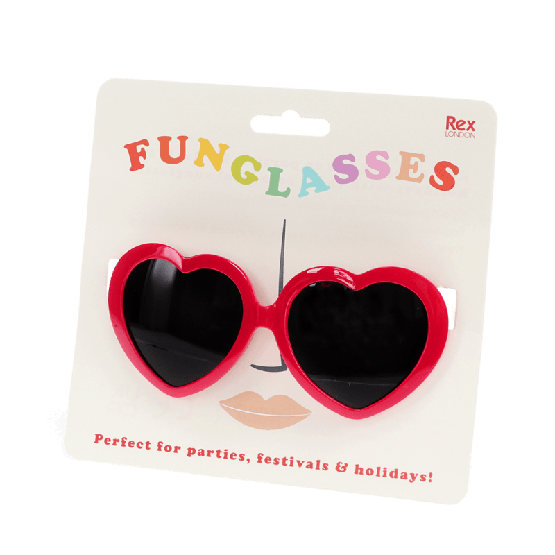 Rex London Funglasses - Red Heart Sunglasses