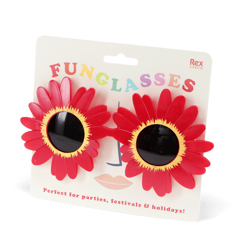 Rex London Funglasses - Red Sunflower Sunglasses