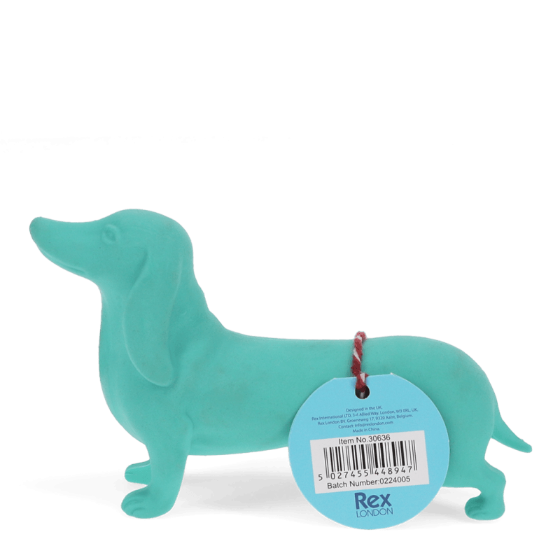 Rex London Giant Sausage Dog Eraser - Turquoise