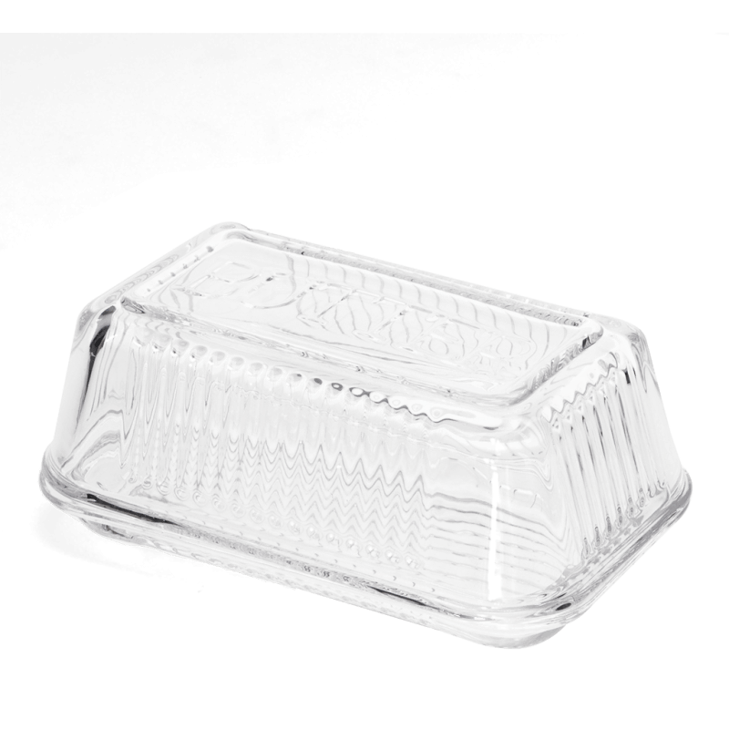 Rex London Glass Butter Dish