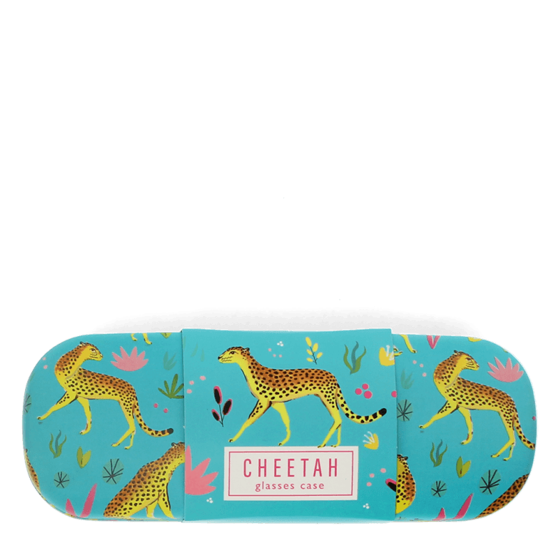 Rex London Glasses Case & Cleaning Cloth - Cheetah