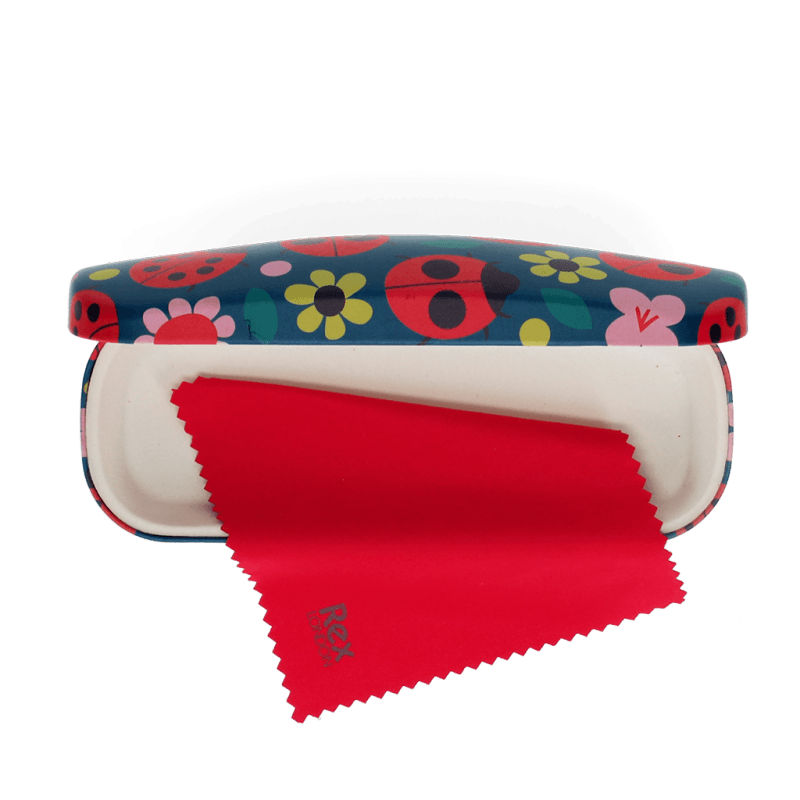Rex London Glasses Case & Cleaning Cloth - Ladybird