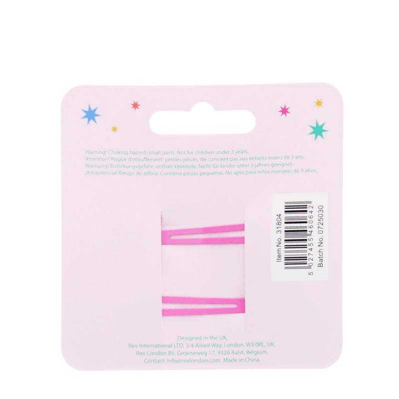 Rex London Glitter Hair Clips - Unicorn