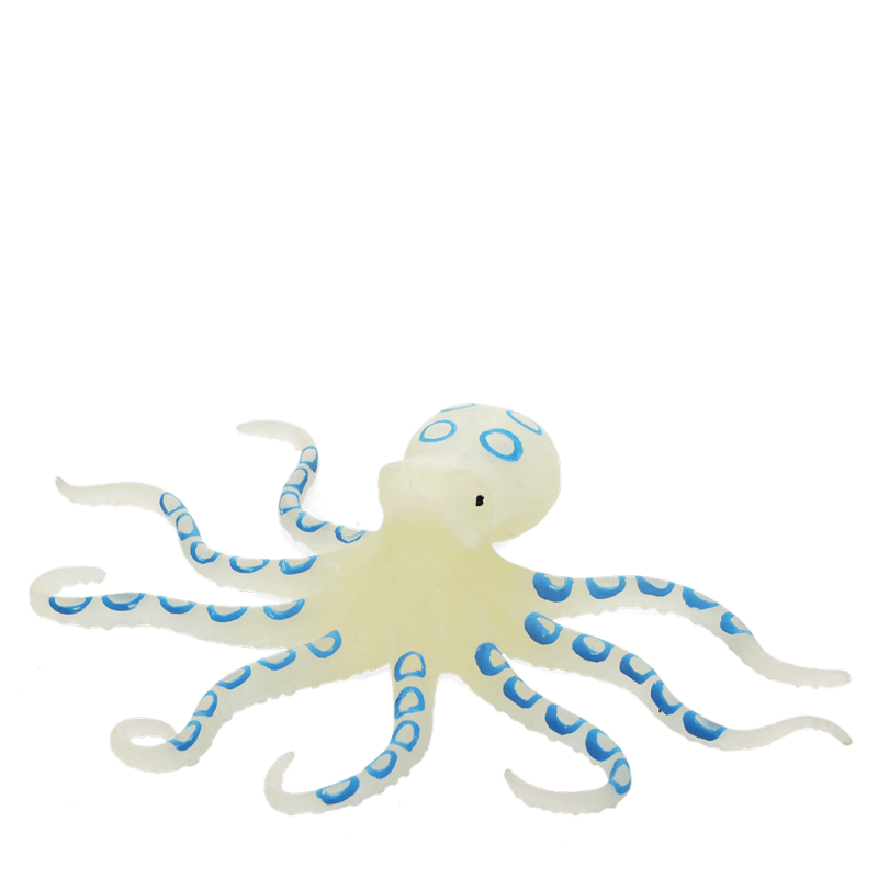 Rex London Glow In The Dark Squishy Toy - Octopus