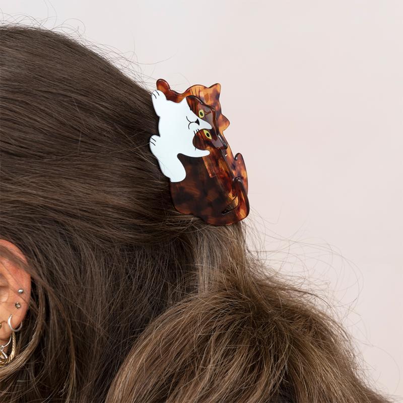 rex london Hair claw clip - Cat