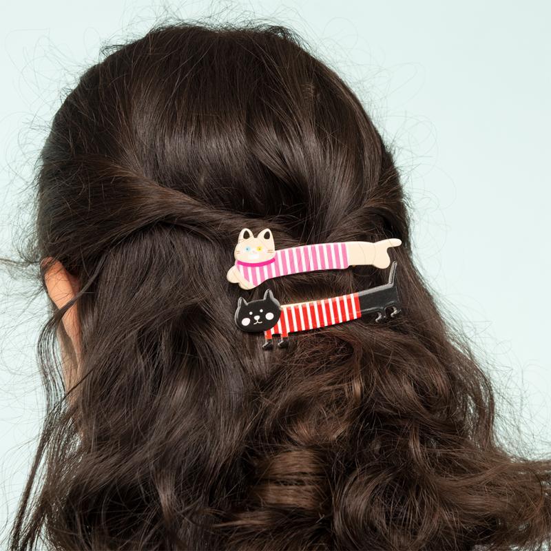 rex london Hair clips (set of 2) - Cats