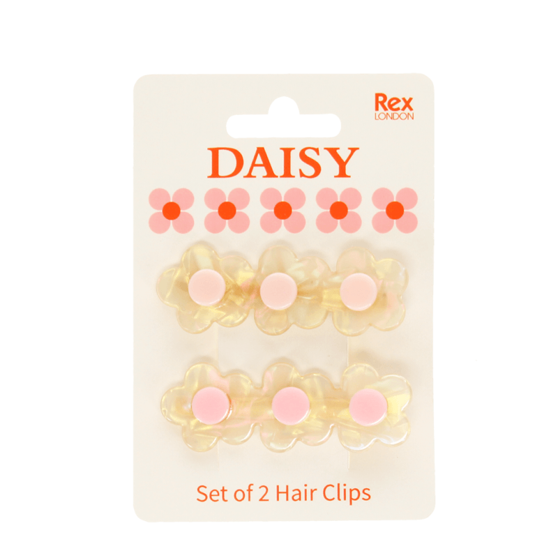 Rex London Hair Clips (set Of 2) - Daisy