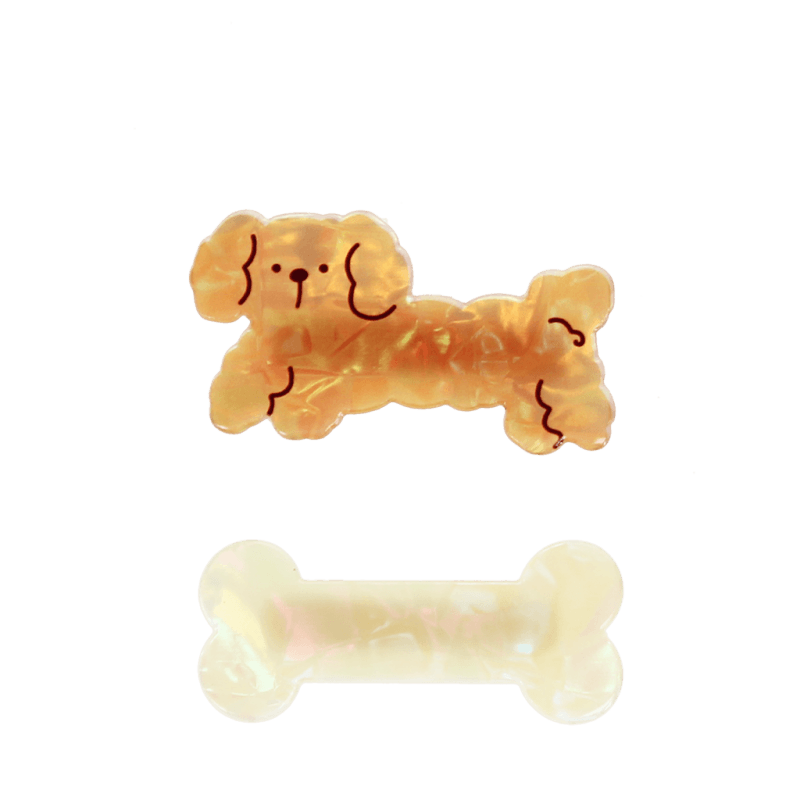 Rex London Hair Clips (set Of 2) - Dog And Bone