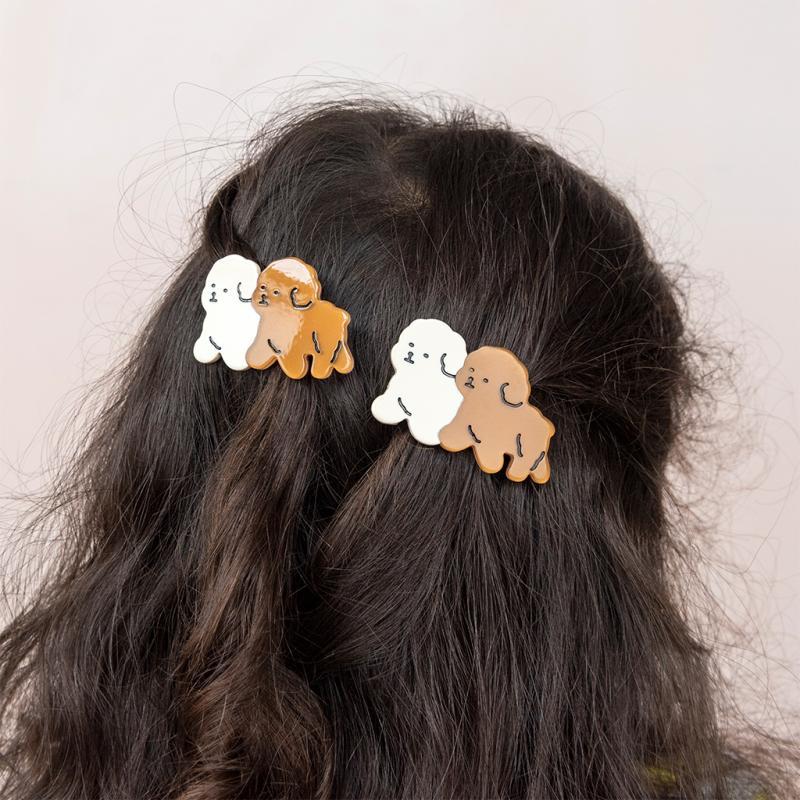 rex london Hair clips (set of 2) - Puppies