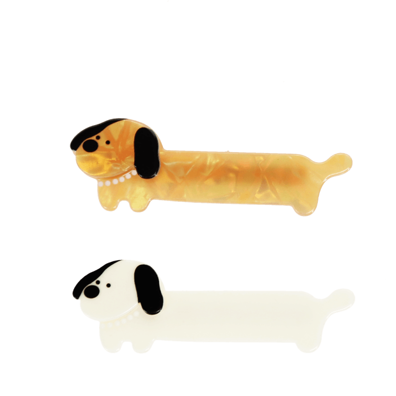Rex London Hair Clips (set Of 2) - Sausage Dogs