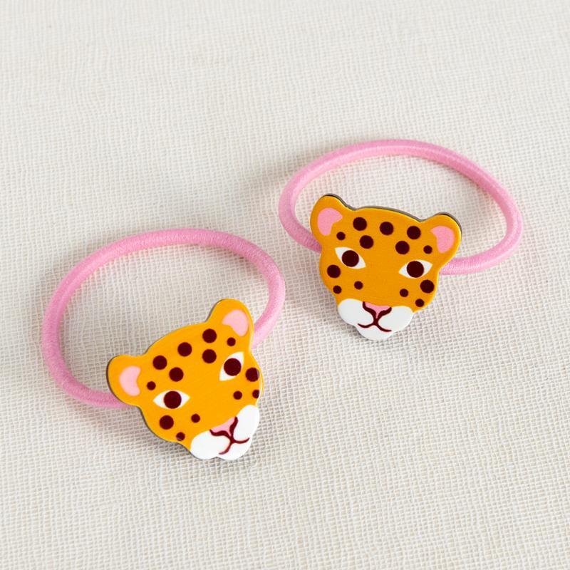 rex london Hair ties (set of 2) - Wild Wonders leopard