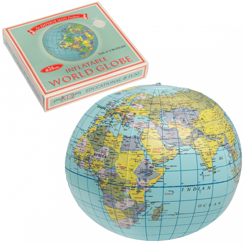 Rex London Inflatable World Globe - World Map