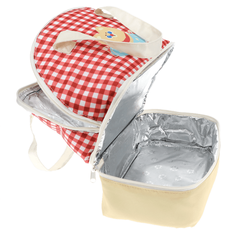 Rex London Insulated Lunch Bag - Red Check