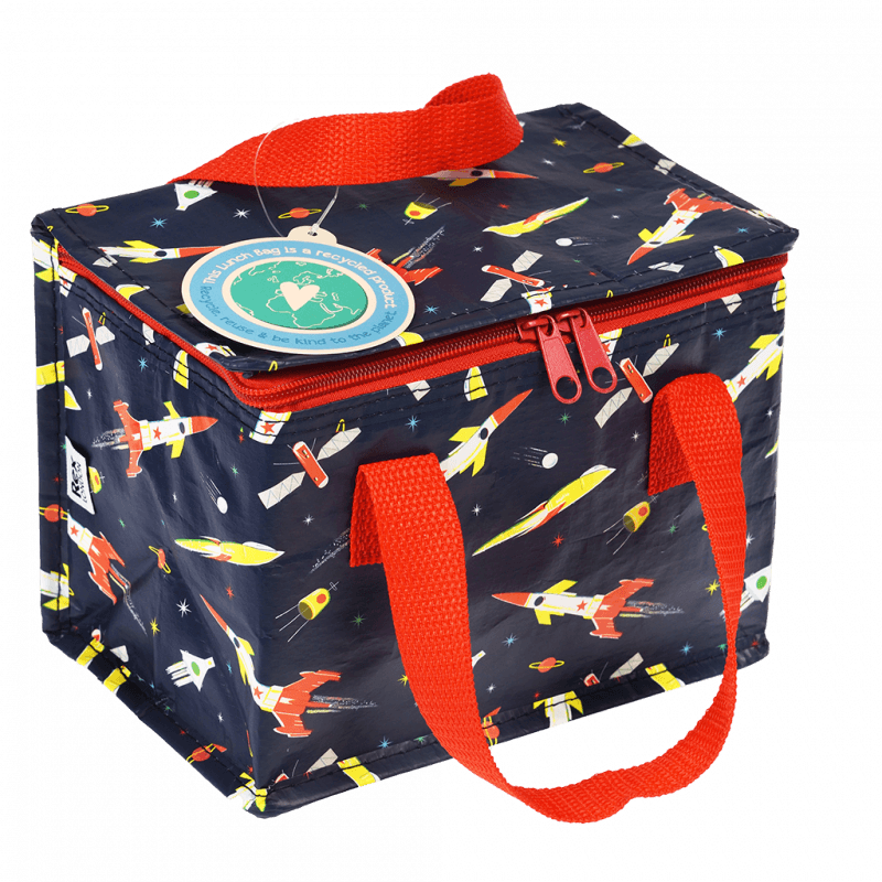 Rex London Insulated Lunch Bag - Space Age Rocket