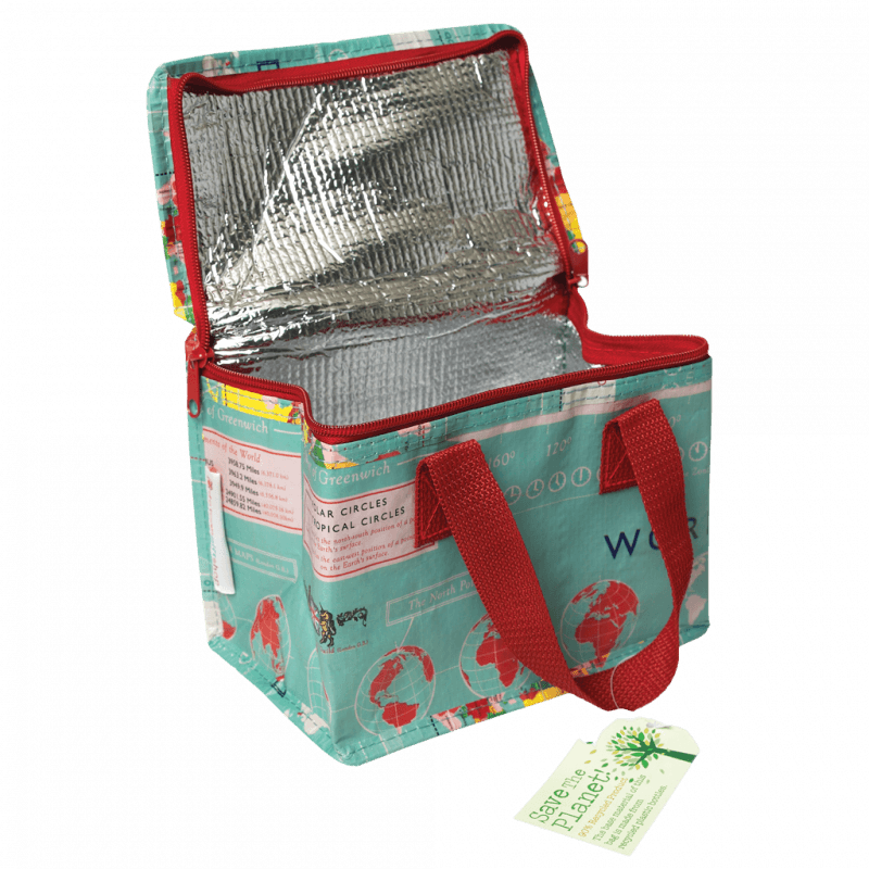 Rex London Insulated Lunch Bag - World Map