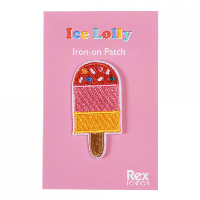 Rex London Iron On Patch - Ice Lolly