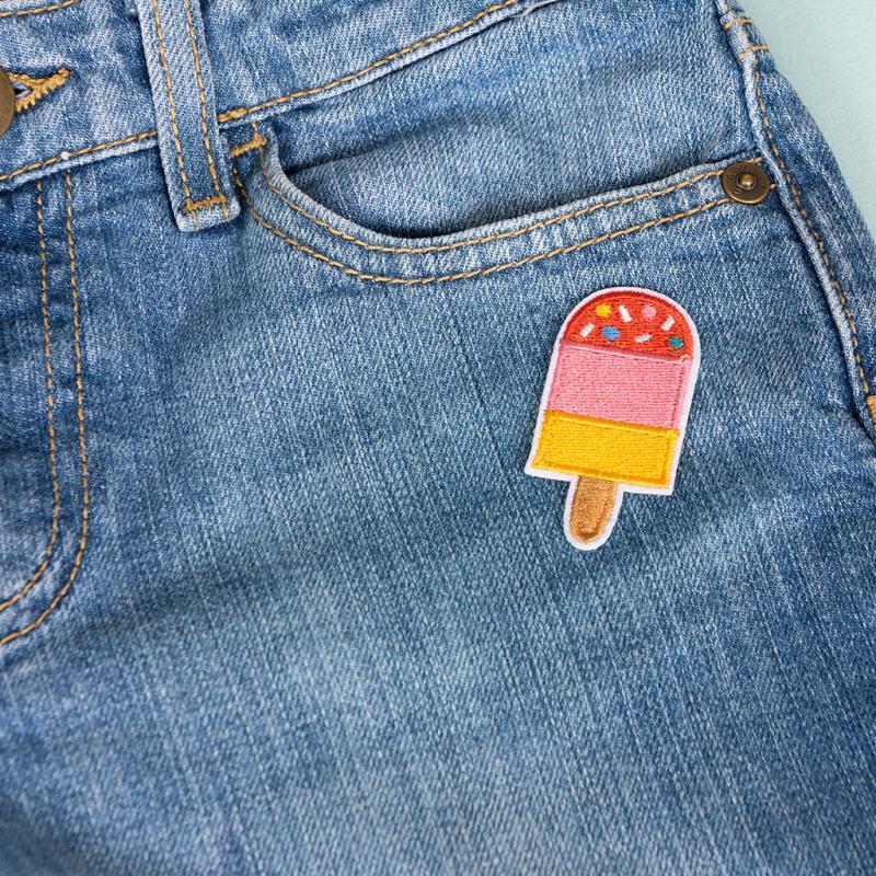 rex london Iron on patch - Ice lolly