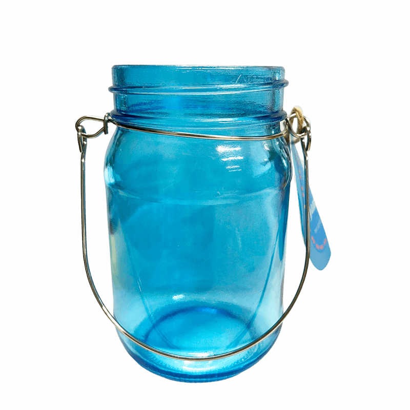 Rex London Jam Jar Tealight Holder - Blue