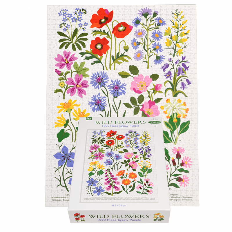 Rex London Jigsaw Puzzle (1000 Pieces) - Wild Flowers
