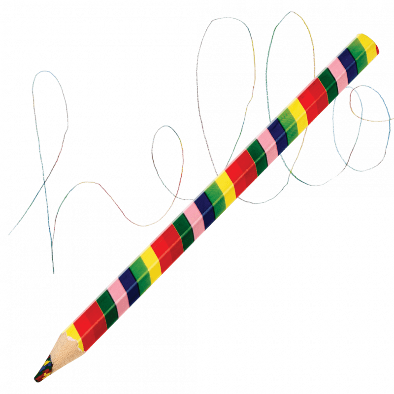 Rex London Jumbo Multi-colour Core Rainbow Pencil