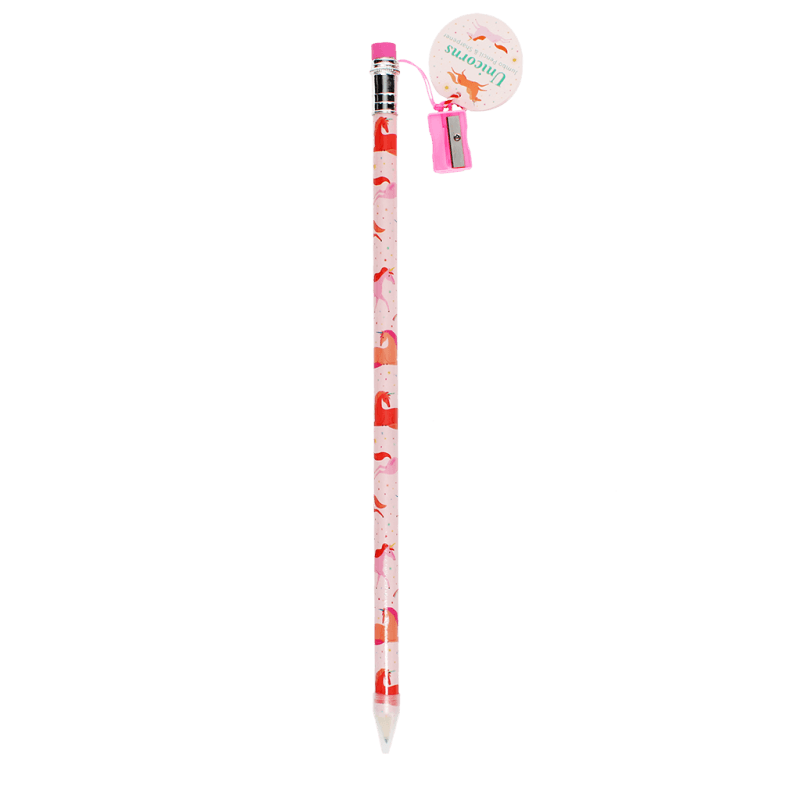 Rex London Jumbo Pencil With Sharpener - Unicorn