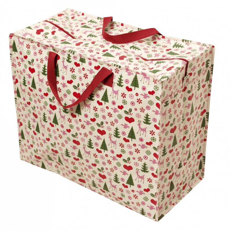 Rex London Jumbo Storage Bag - 50s Christmas