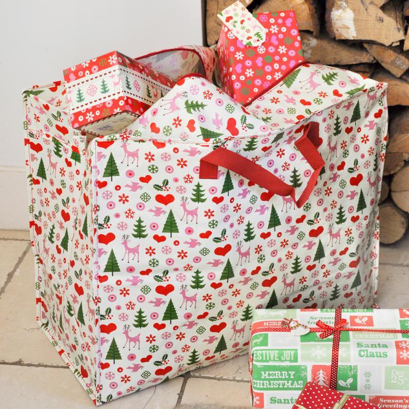 rex london Jumbo storage bag - 50s Christmas