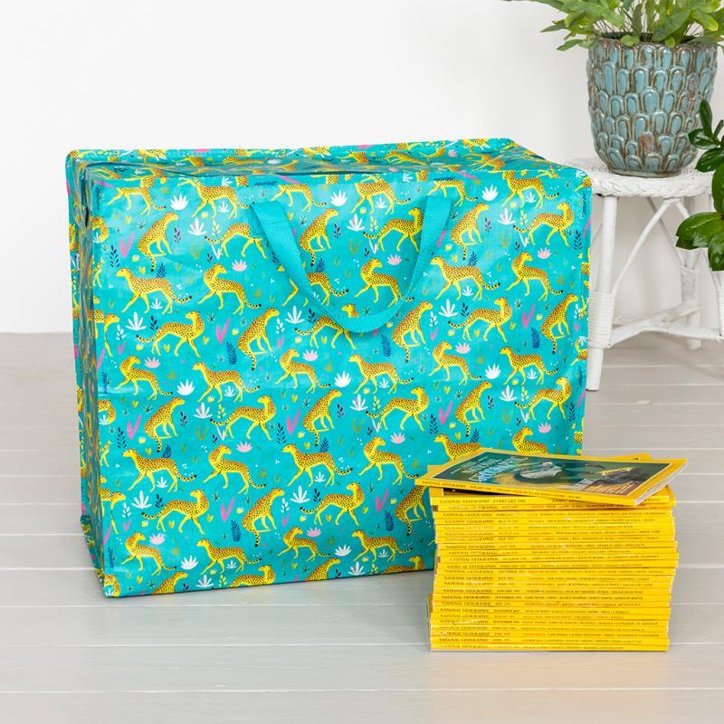 rex london Jumbo storage bag - Cheetah