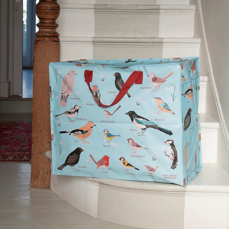rex london Jumbo storage bag - Garden Birds
